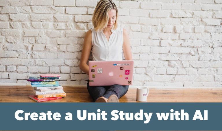 Create A Unit Study with AI Technology - peanut butter fish lessons