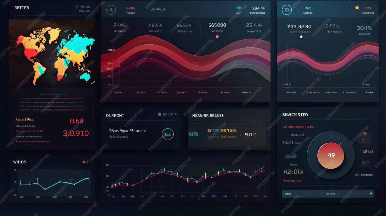 Visualization information sorting data ai generated 29140318 Stock ...