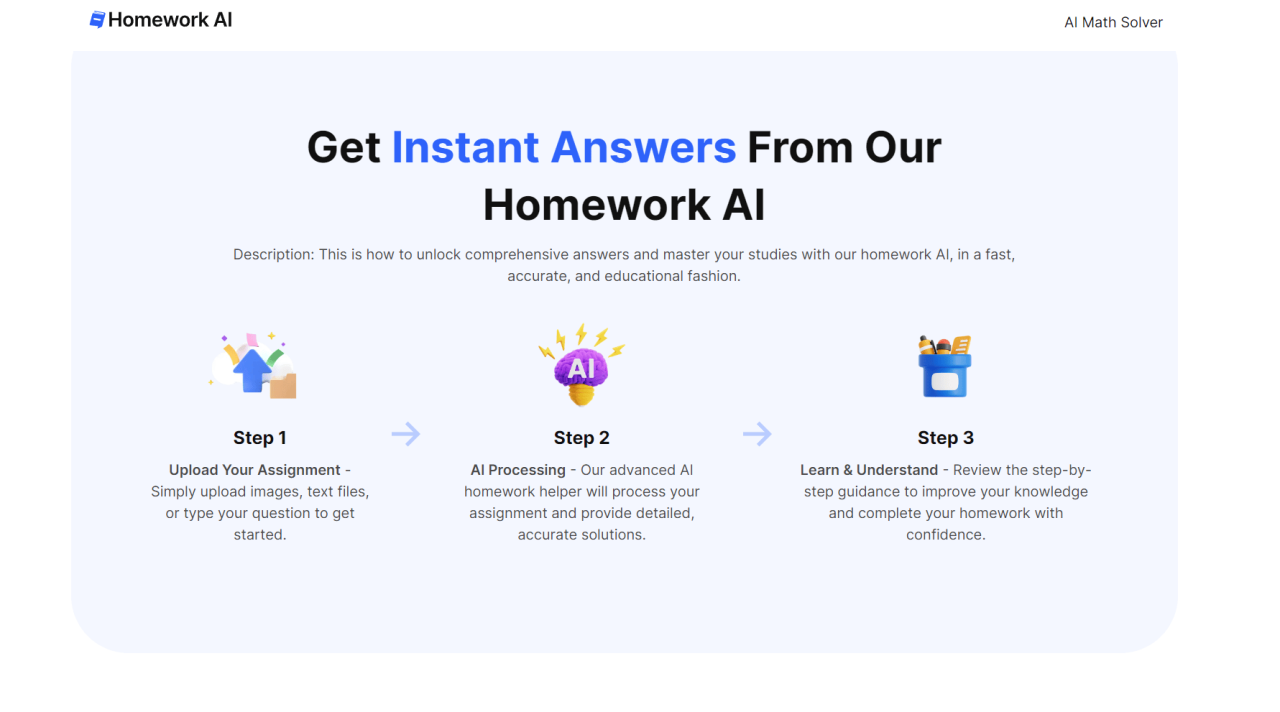 HomeworkAI: Leading the Way with the Best AI Homework Helpers