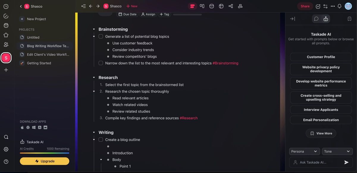 How to create to do lists with AI